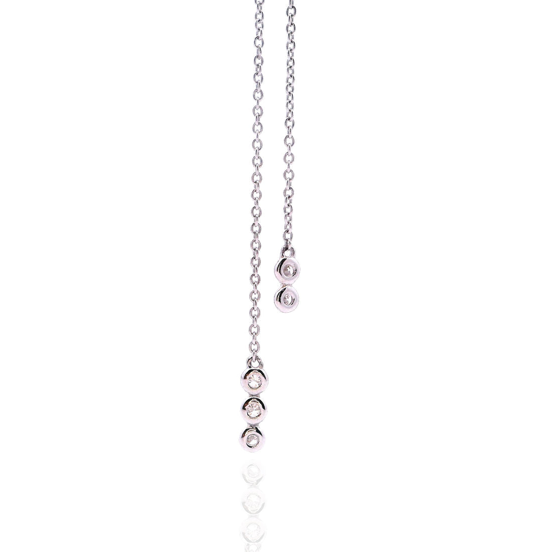 Diamonds layer necklace