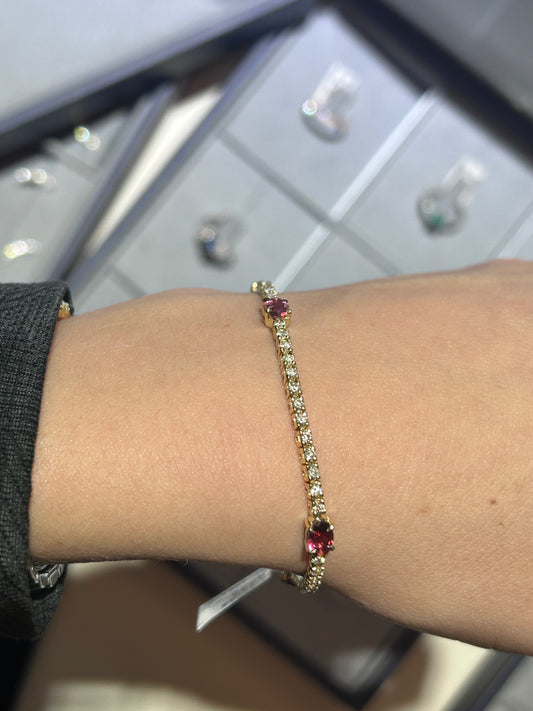 Tourmaline Tennis Bracelet