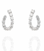 Twist Diamond Hoops