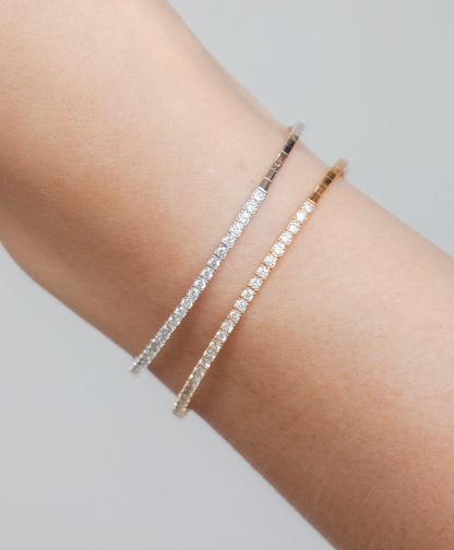 Flexible Diamond Bangle