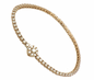 Pulsera Tennis Broche Roseta 71 Diamantes