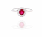 Mini Diana - Ruby Ring