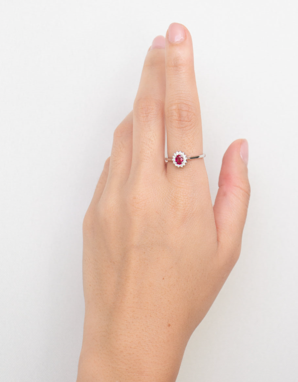 Mini Diana - Ruby Ring