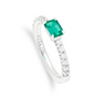 EMERALD AND DIAMOND RING