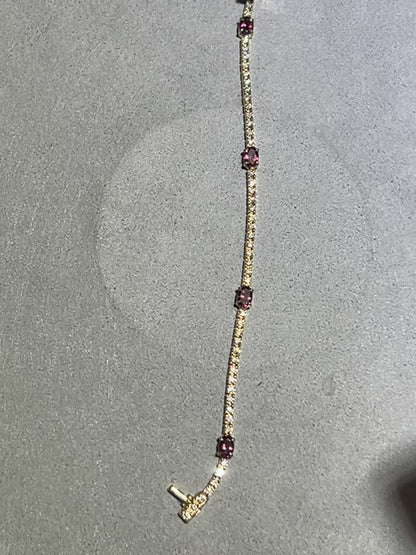 Tourmaline Tennis Bracelet